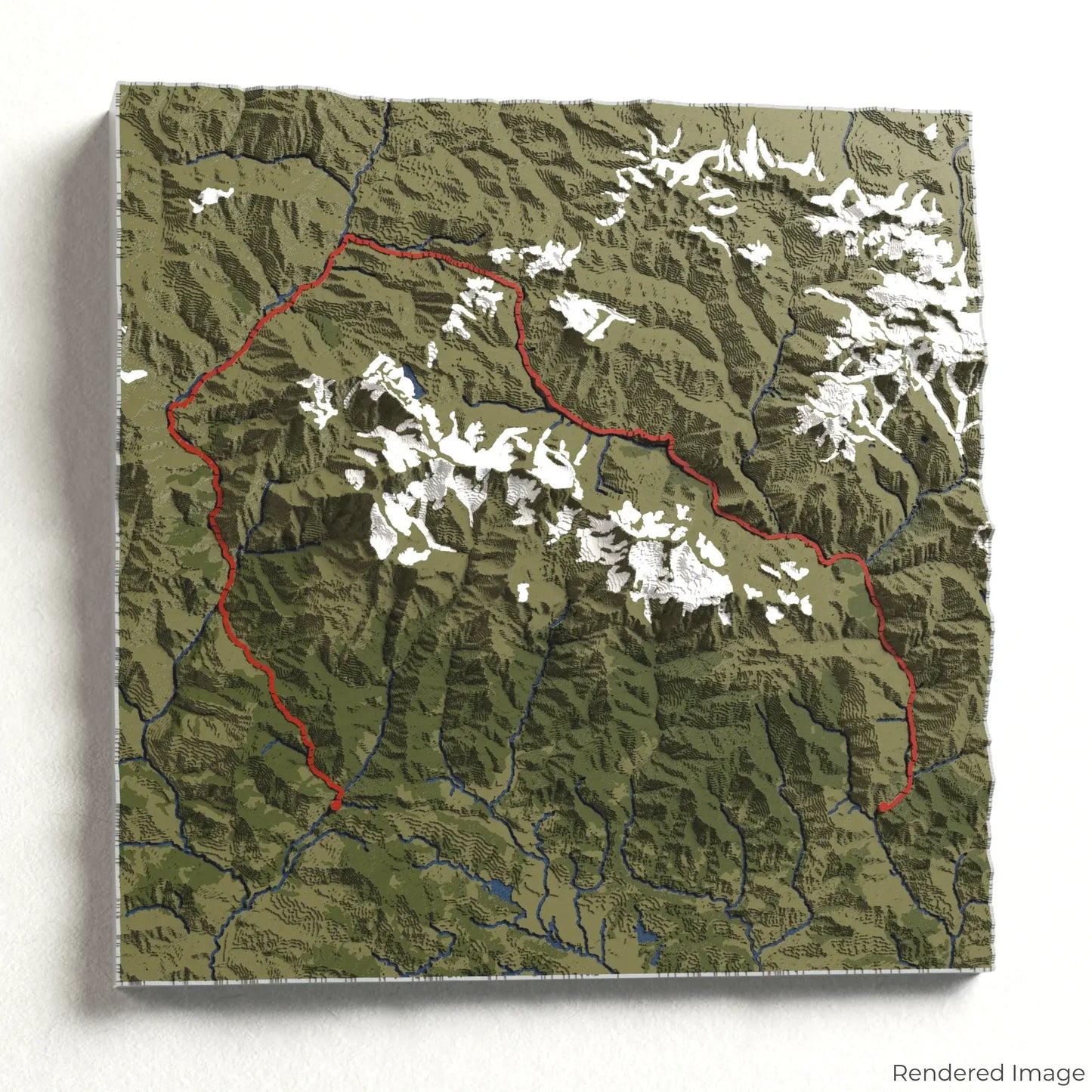 Annapurna Circuit Trek 3D Map