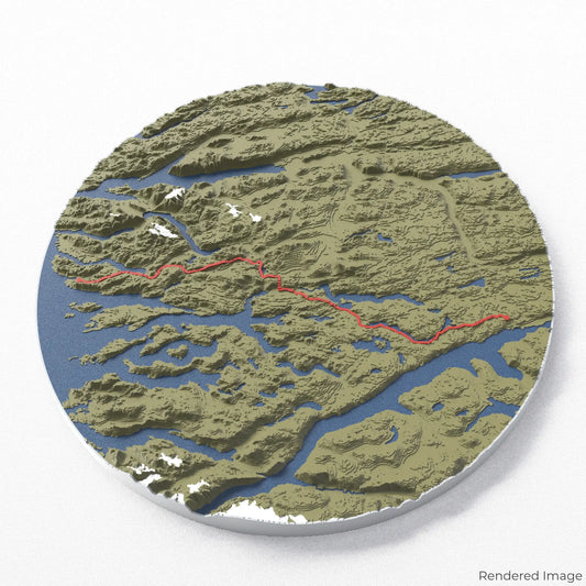 Arctic Circle Trail 3D Map