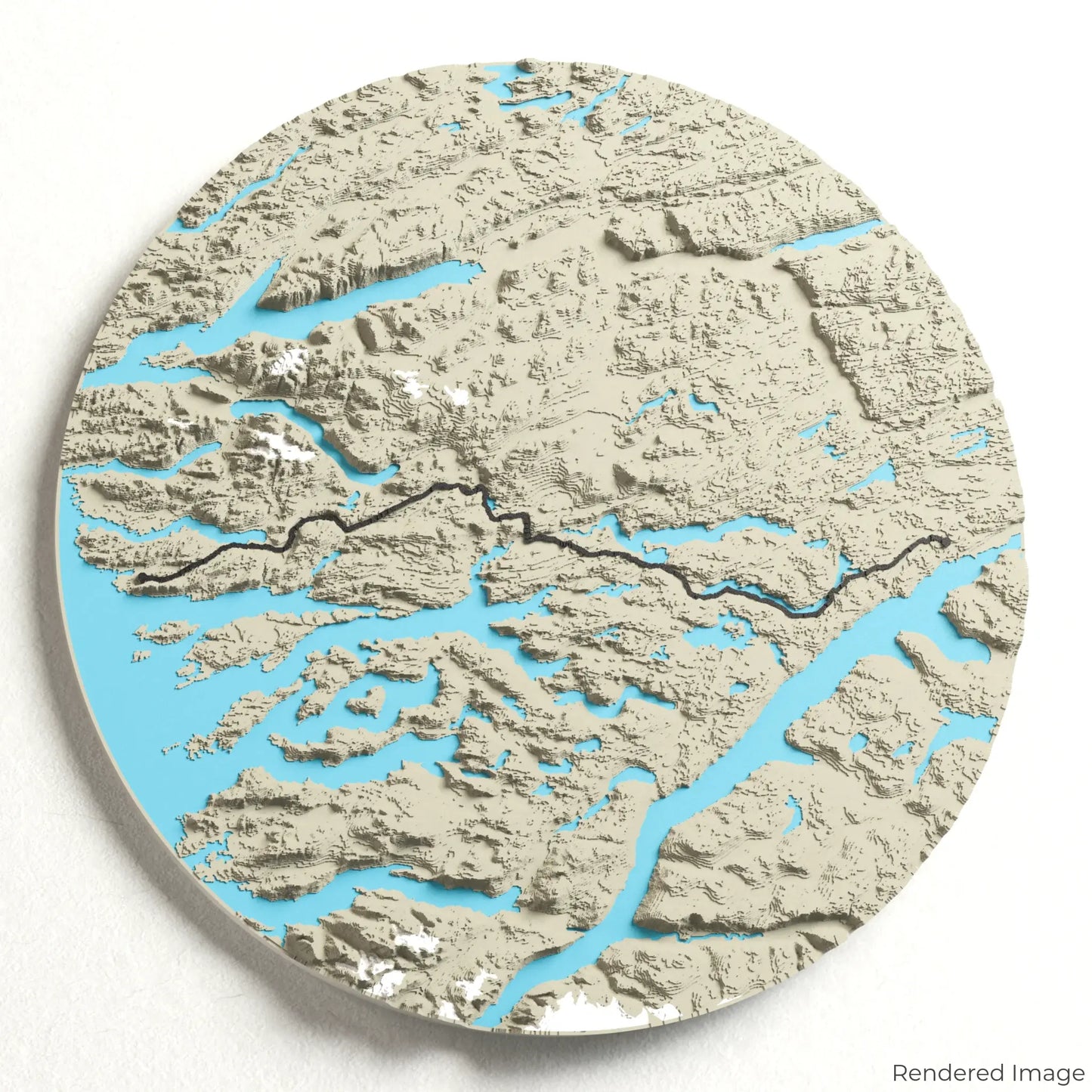 Arctic Circle Trail 3D Map