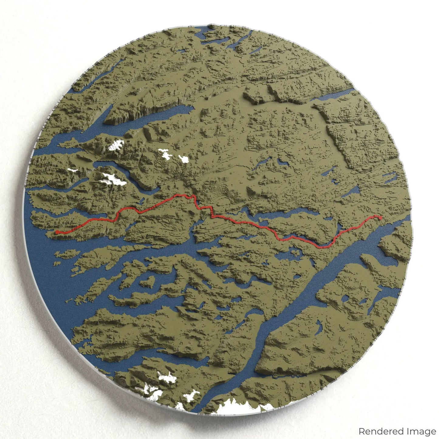 Arctic Circle Trail 3D Map