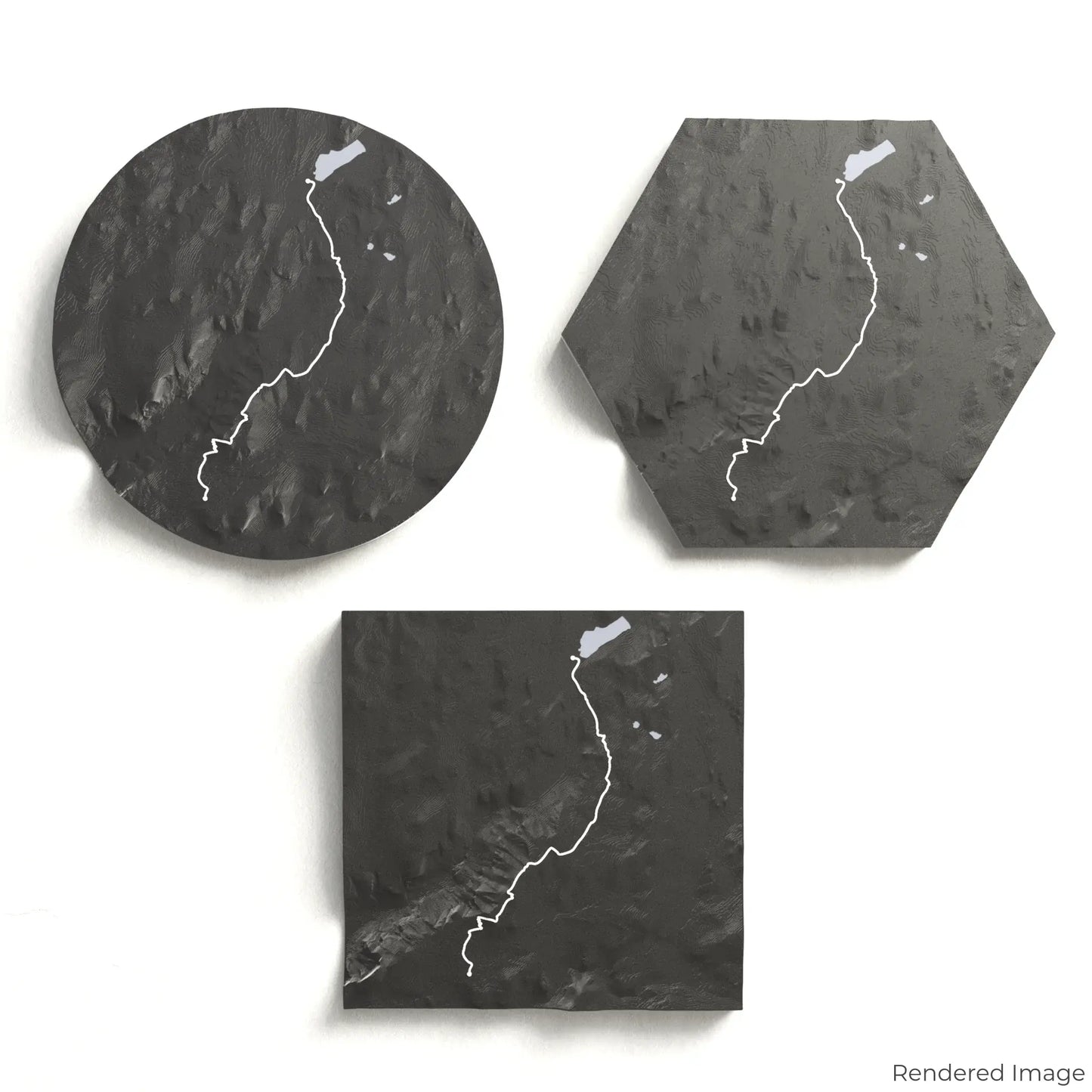 Clouds Rest Trail 3D Map