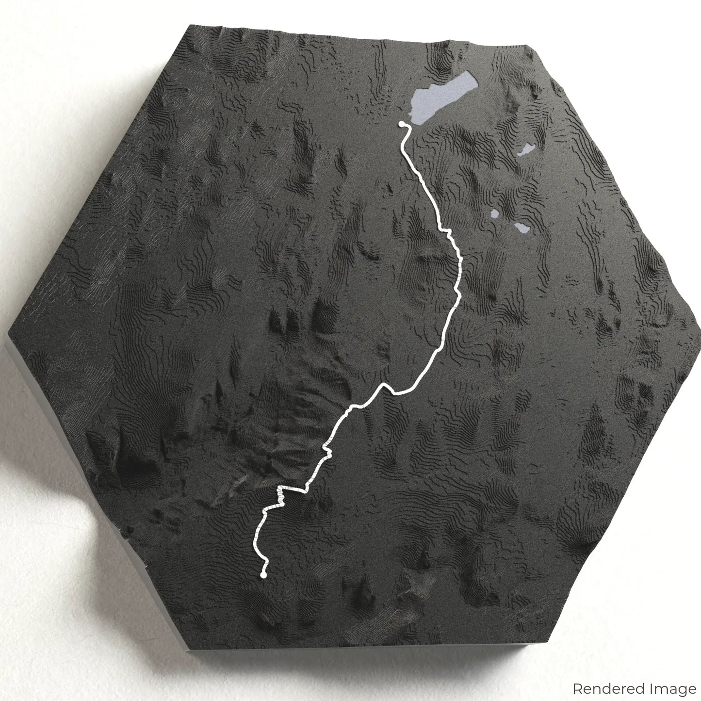Clouds Rest Trail 3D Map