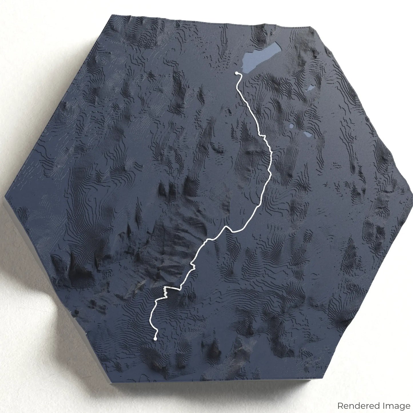 Clouds Rest Trail 3D Map
