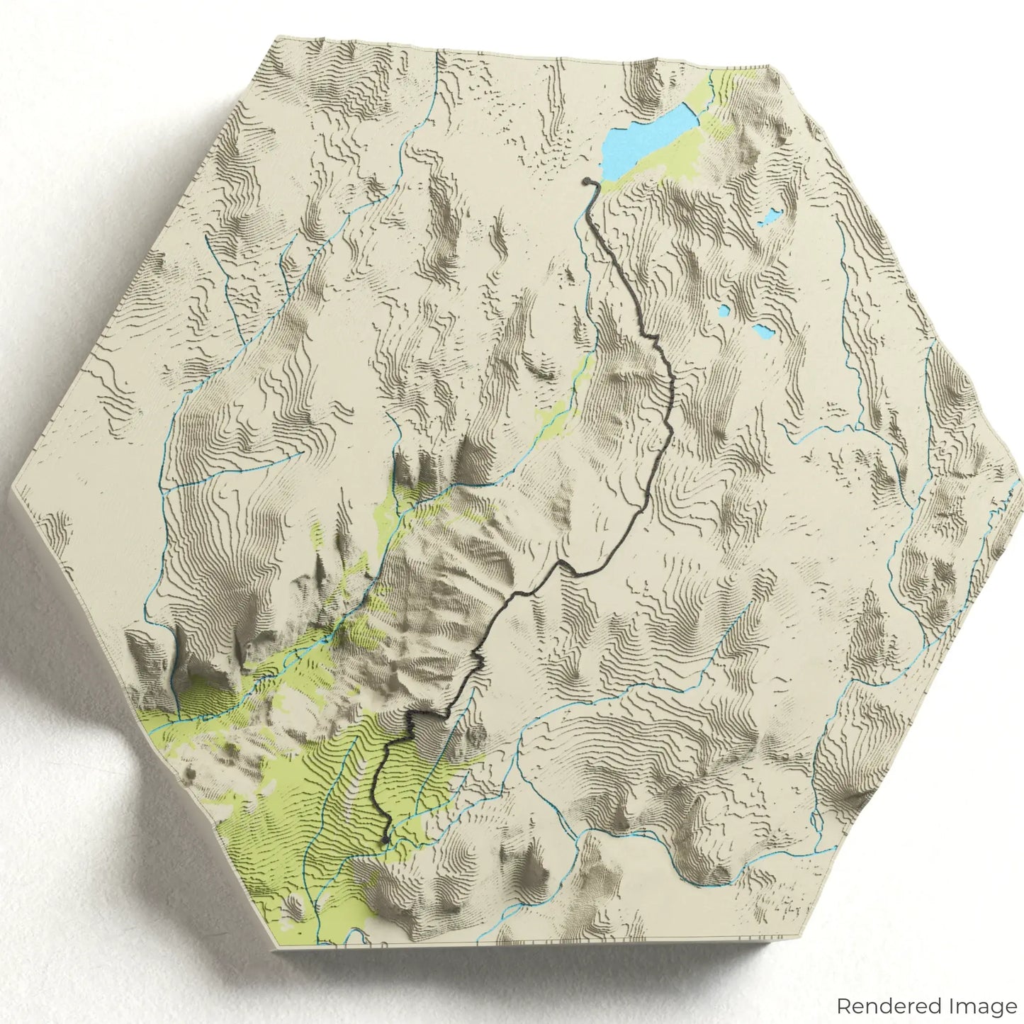 Clouds Rest Trail 3D Map