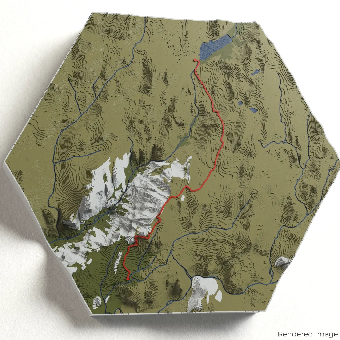 Clouds Rest Trail 3D Map