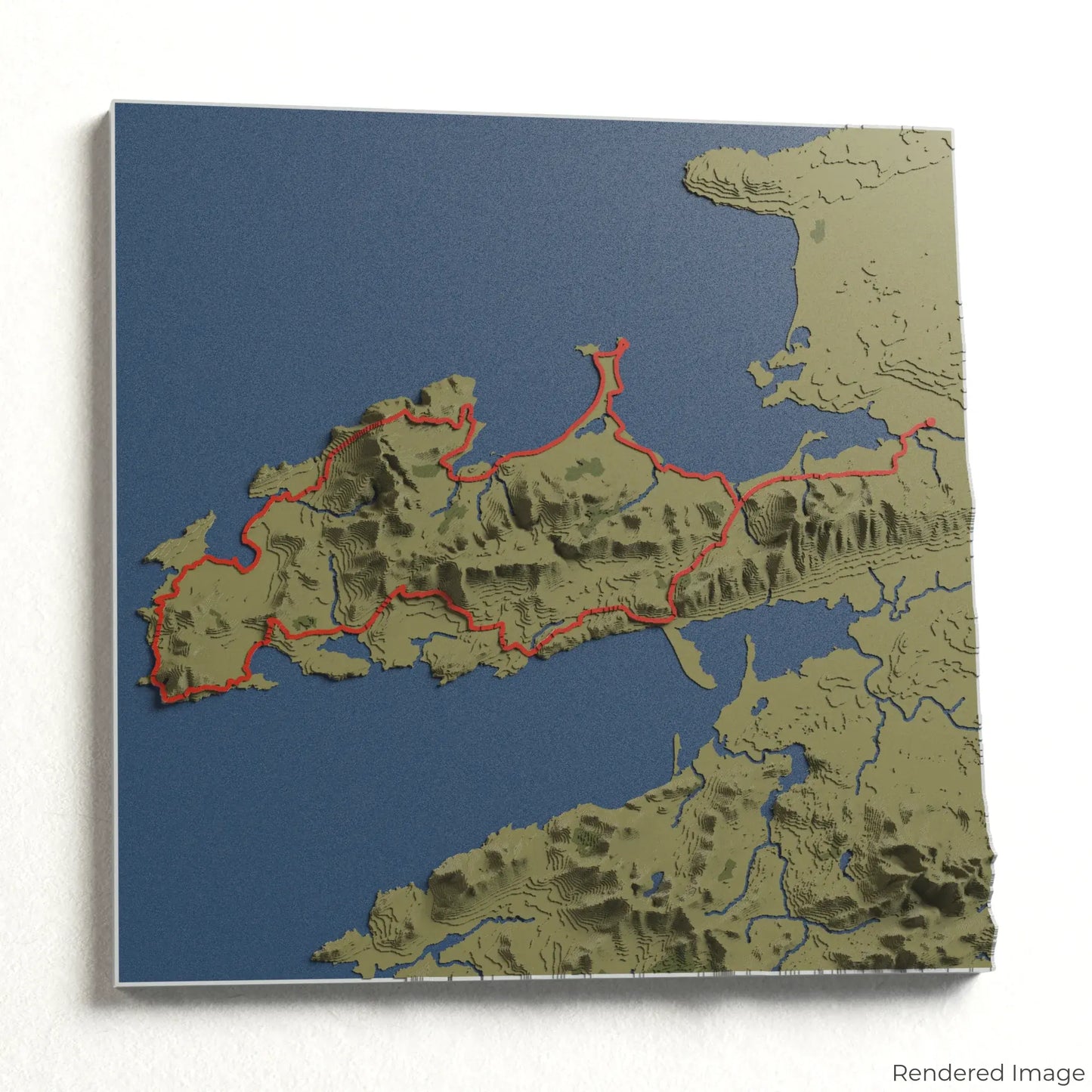 Dingle Way 3D Map