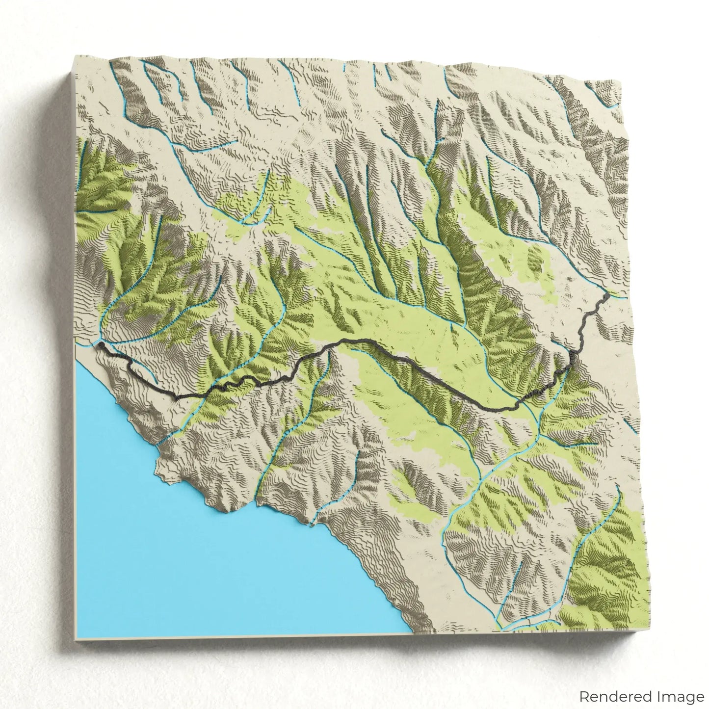 Dipsea Trail 3D Map