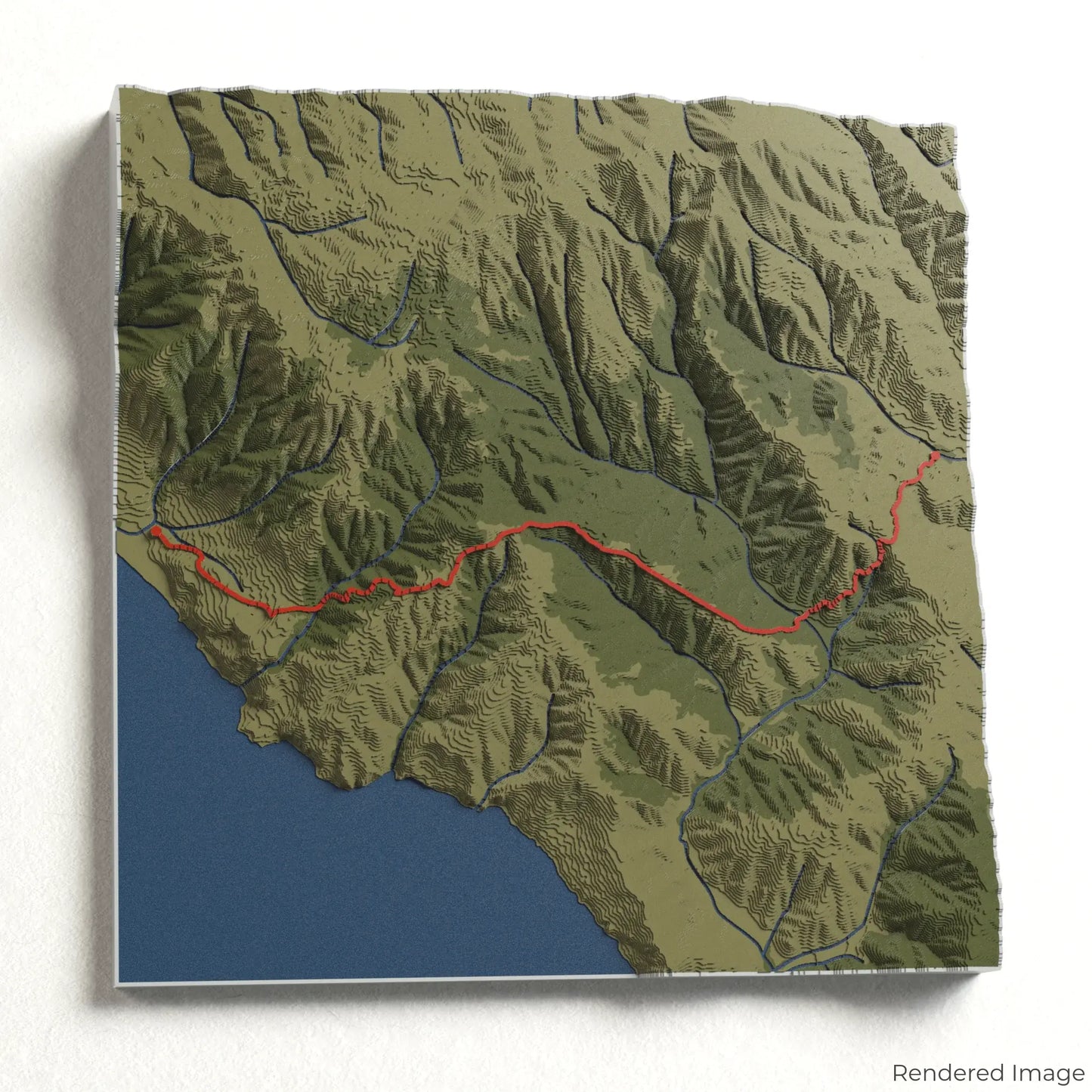 Dipsea Trail 3D Map