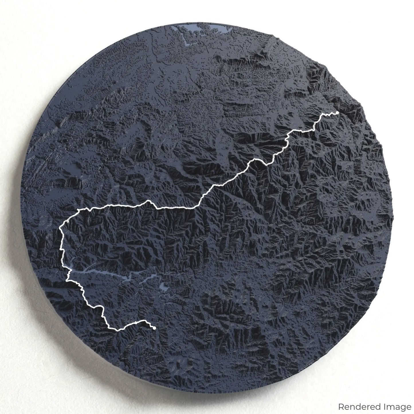 Appalachian Trail - Great Smoky Mountains 3D Map