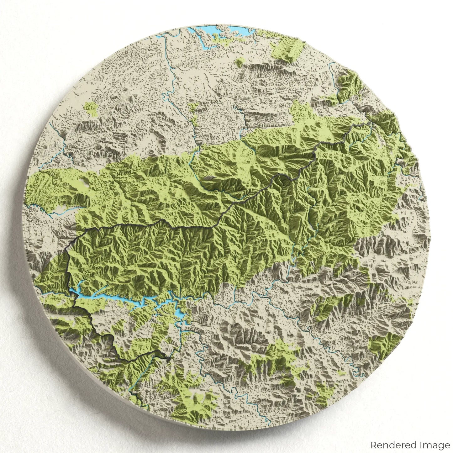 Appalachian Trail - Great Smoky Mountains 3D Map