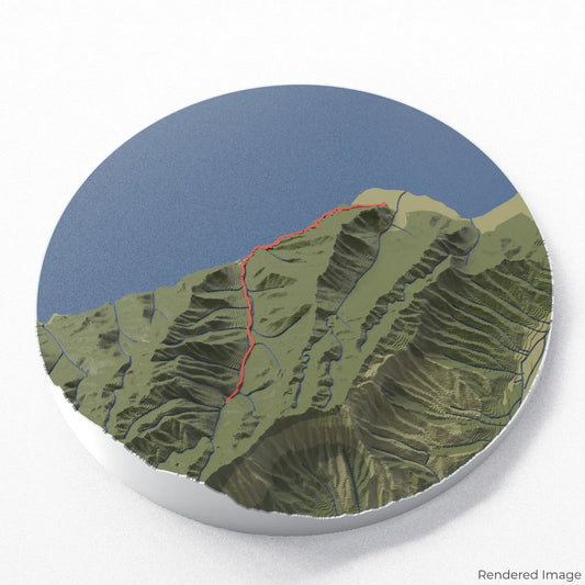 Hanakapiai Falls Trail 3D Map