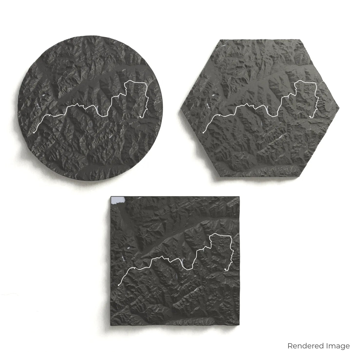 Haute Route 3D Map