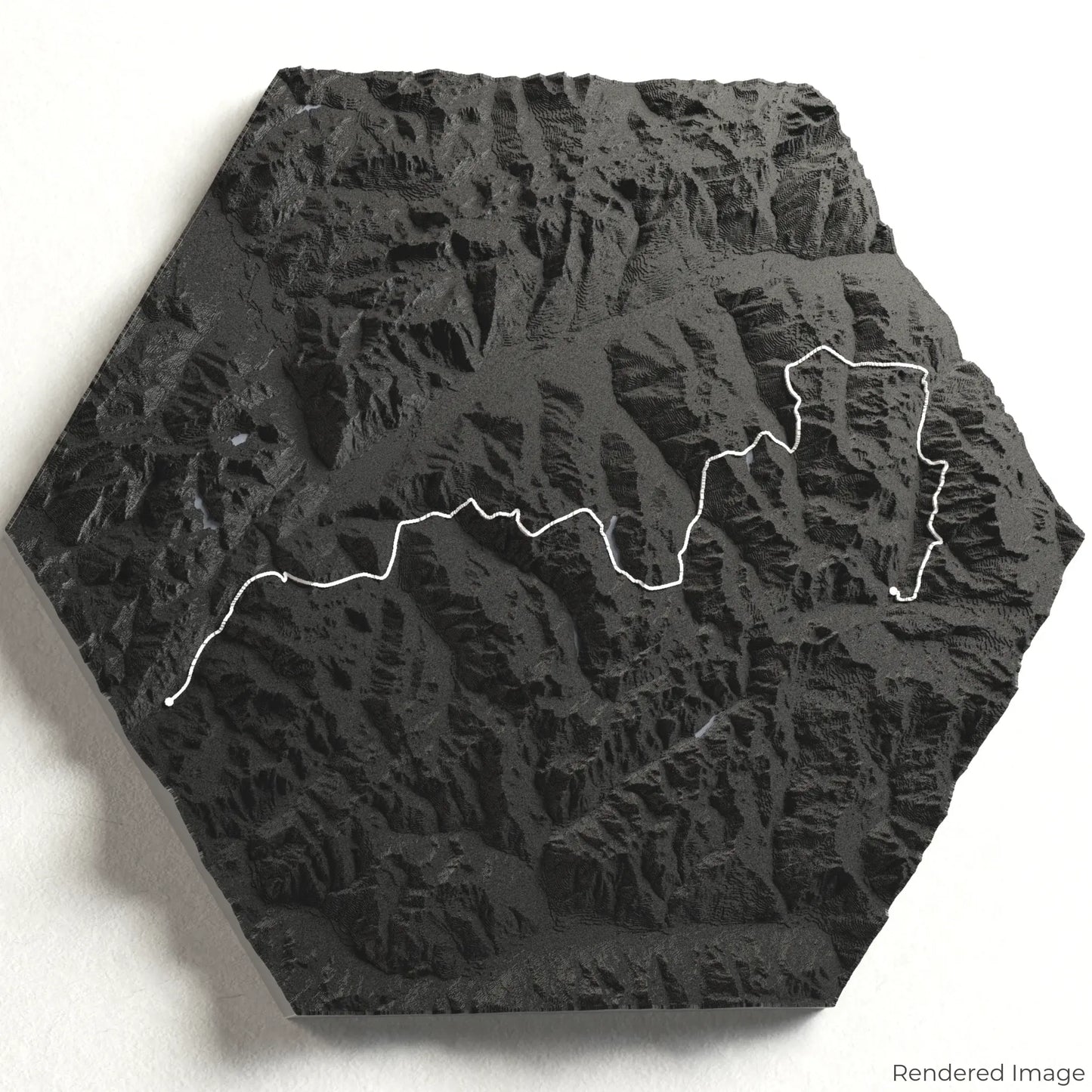 Haute Route 3D Map