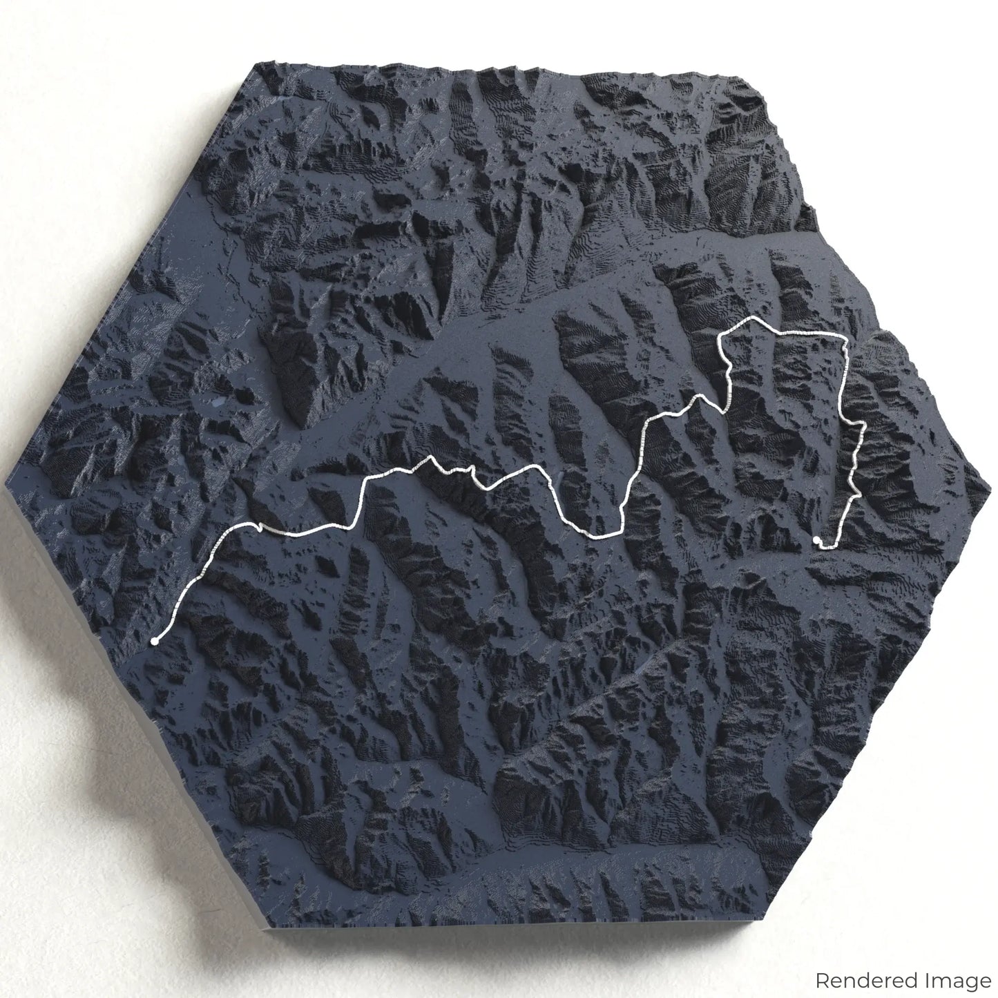 Haute Route 3D Map