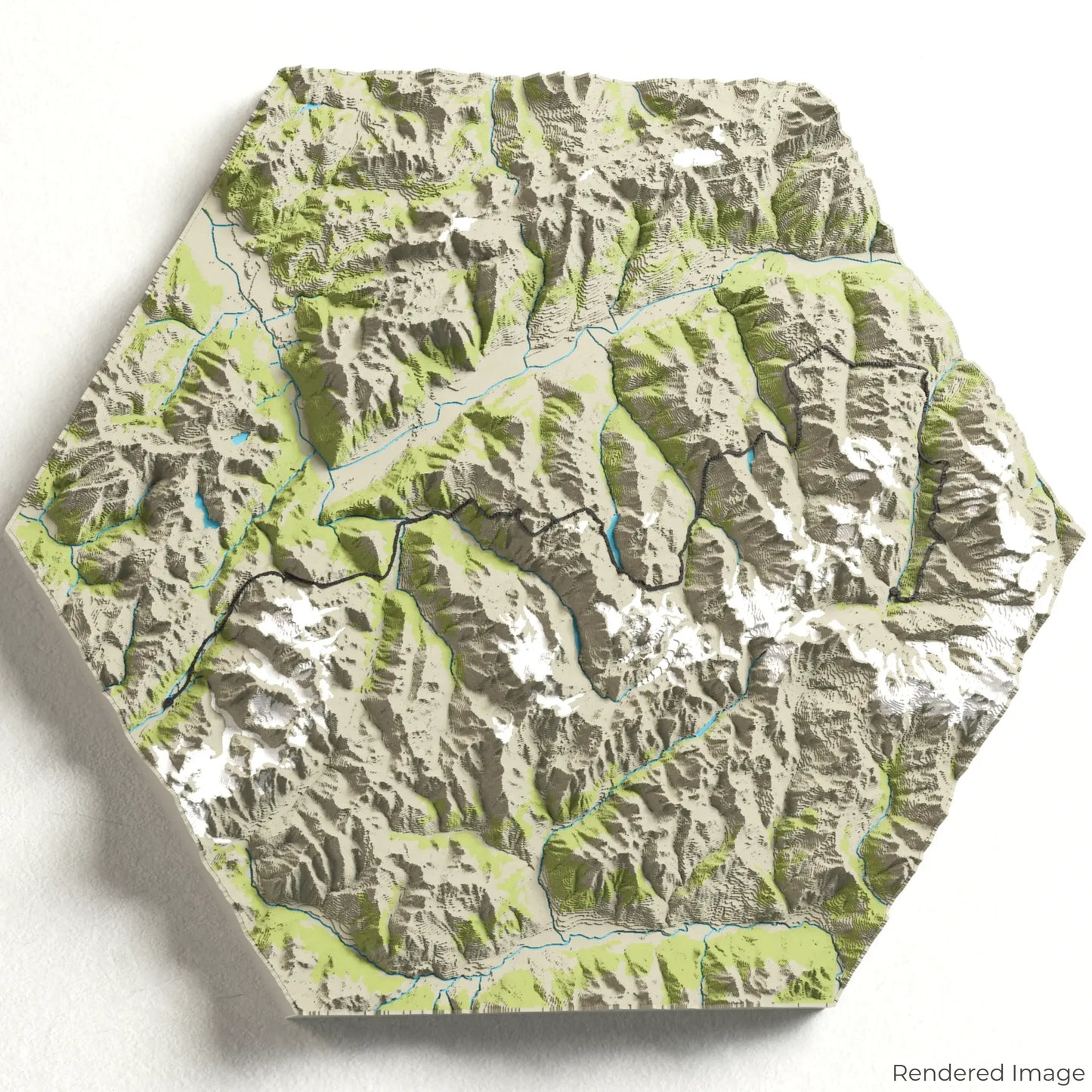 Haute Route 3D Map