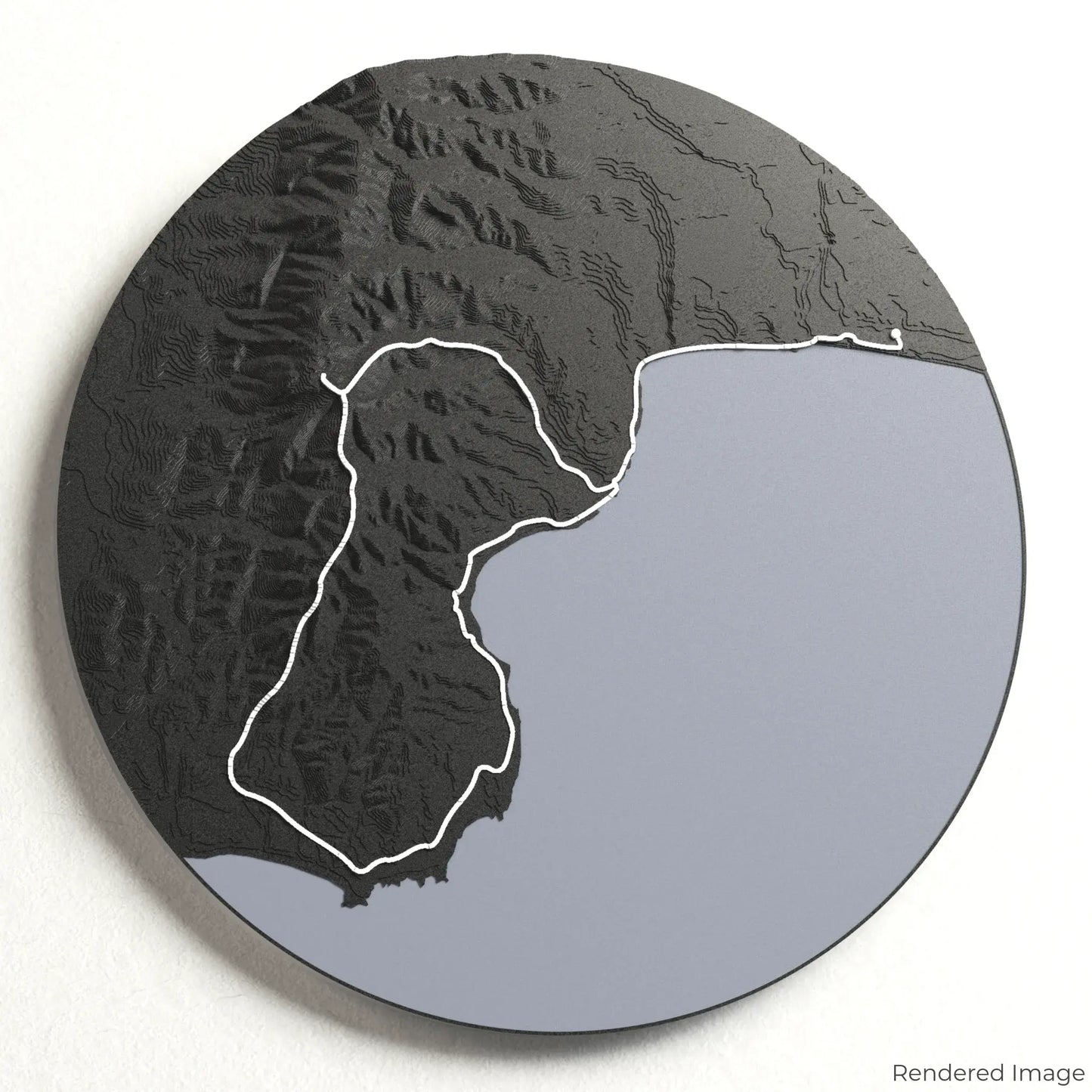 Hump Ridge Track 3D Map