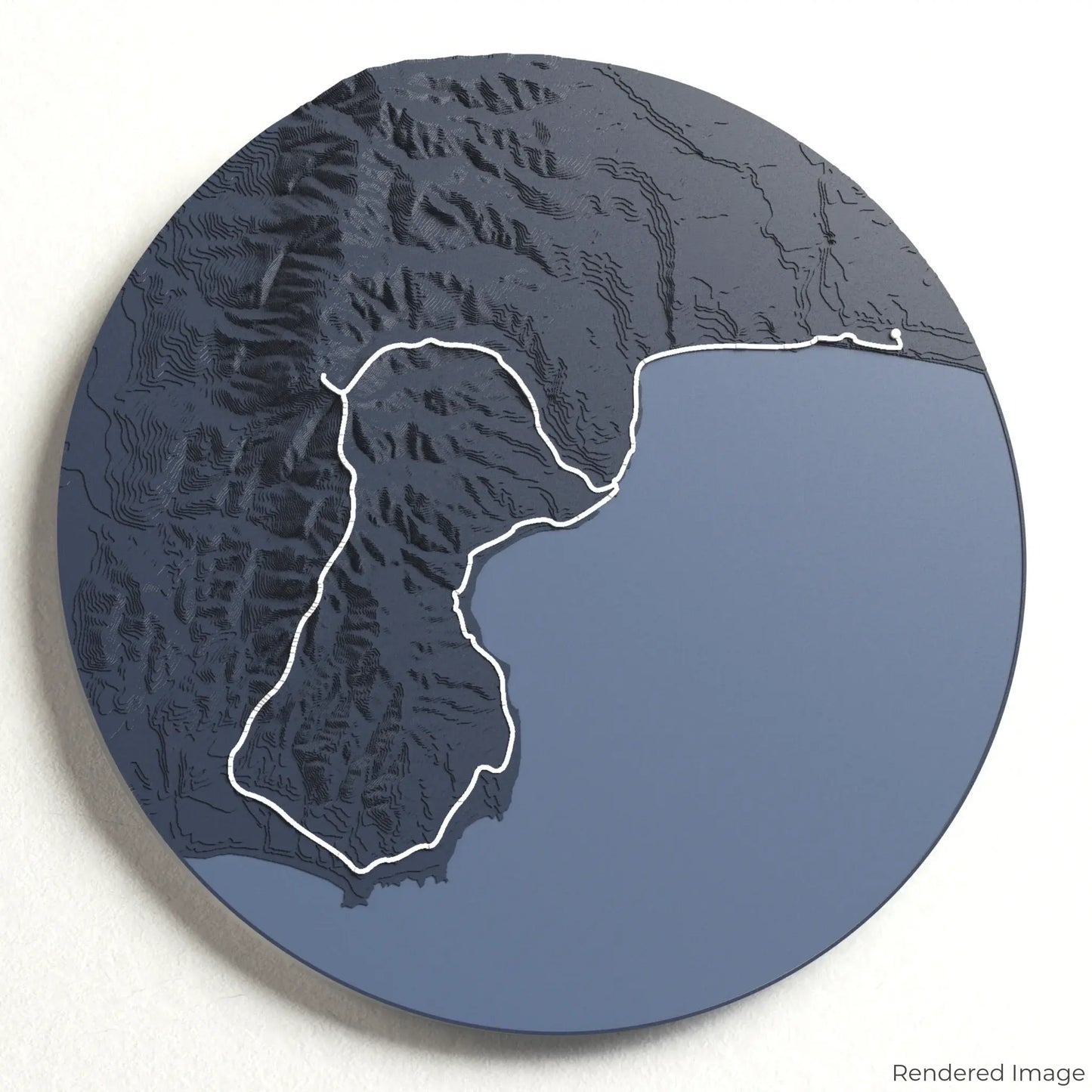 Hump Ridge Track 3D Map