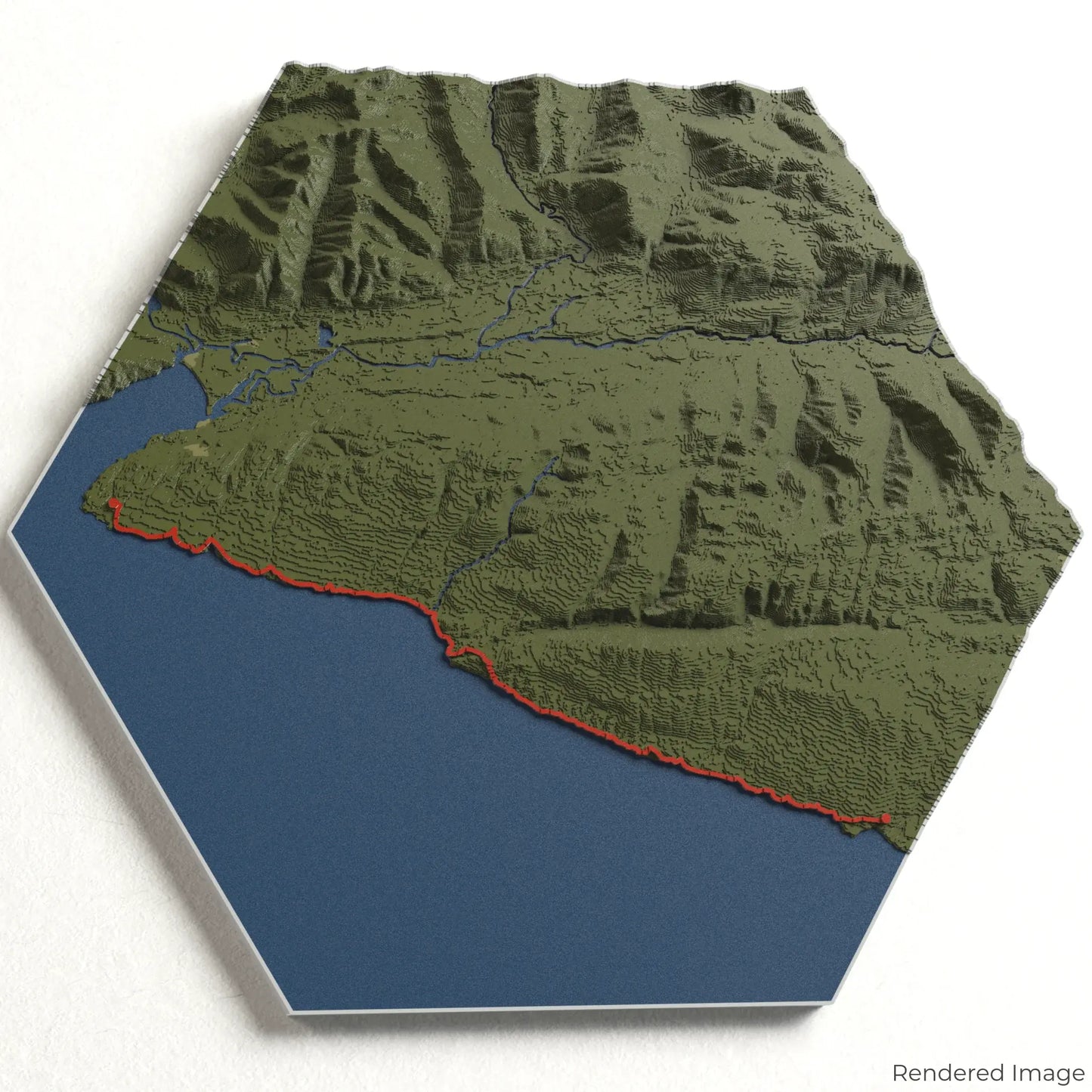 Juan de Fuca Marine Trail 3D Map