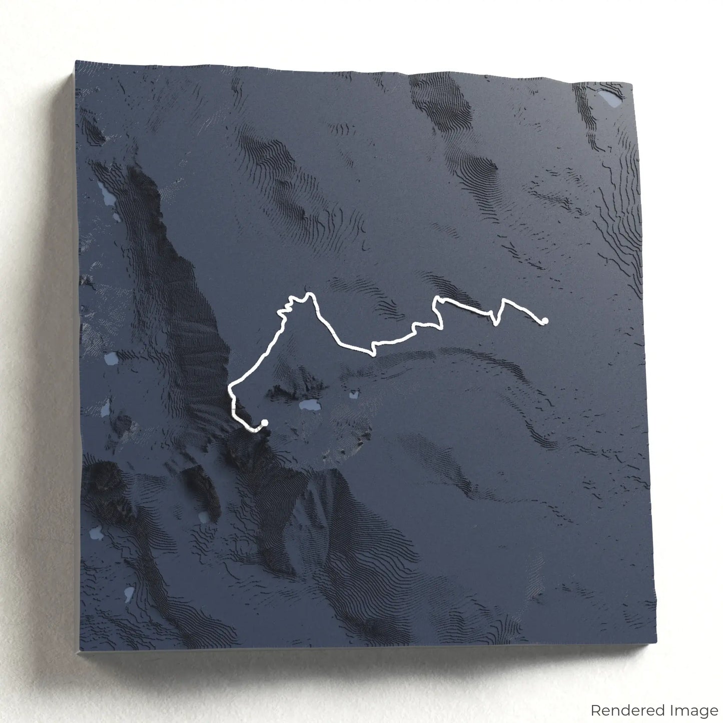 Longs Peak Trail 3D Map