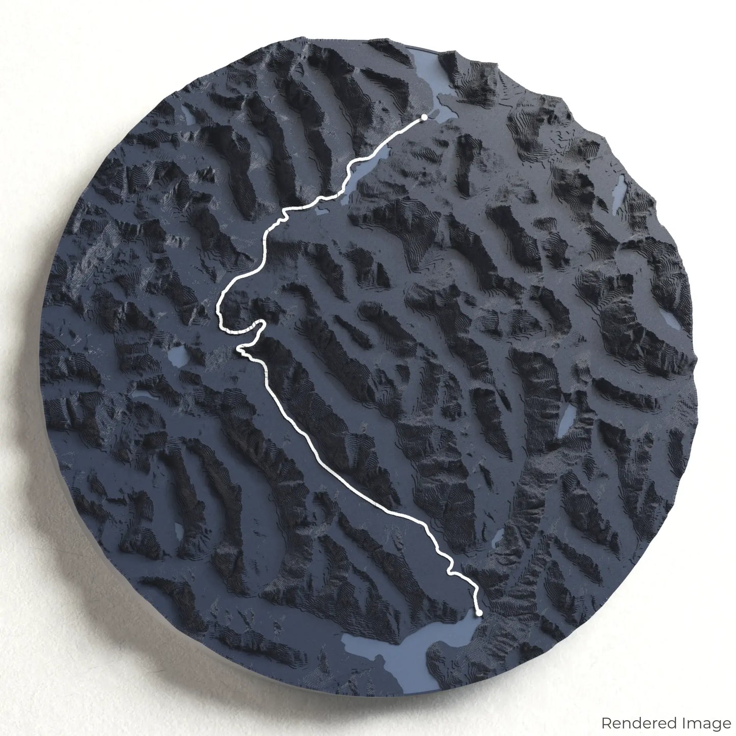 Milford Track 3D Map