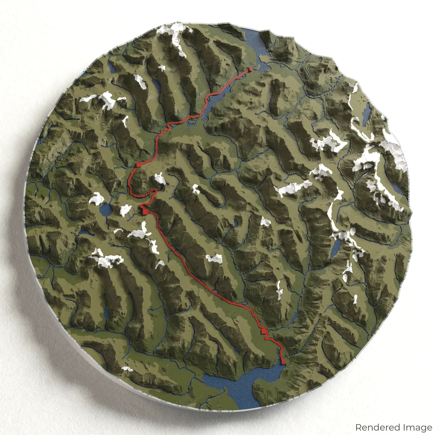 Milford Track 3D Map