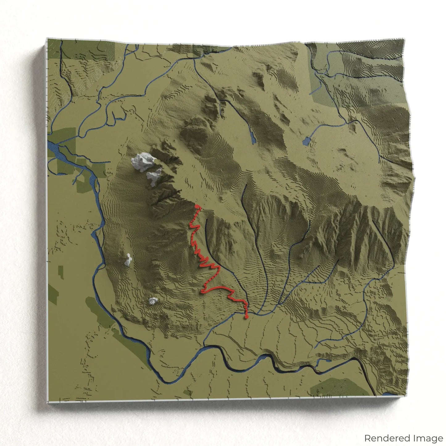 Mount Si Trail 3D Map