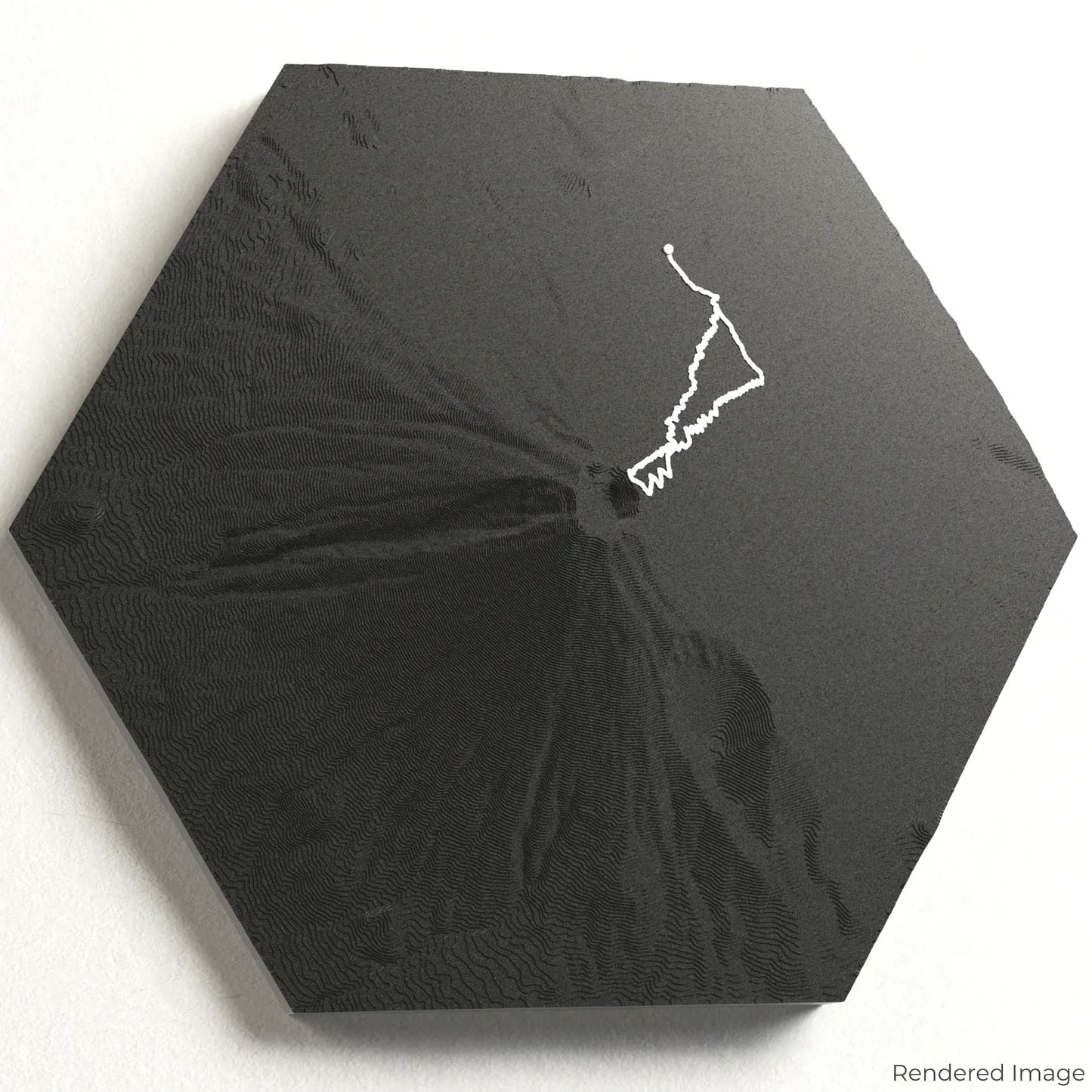 Yoshida Trail - Mount Fuji 3D Map