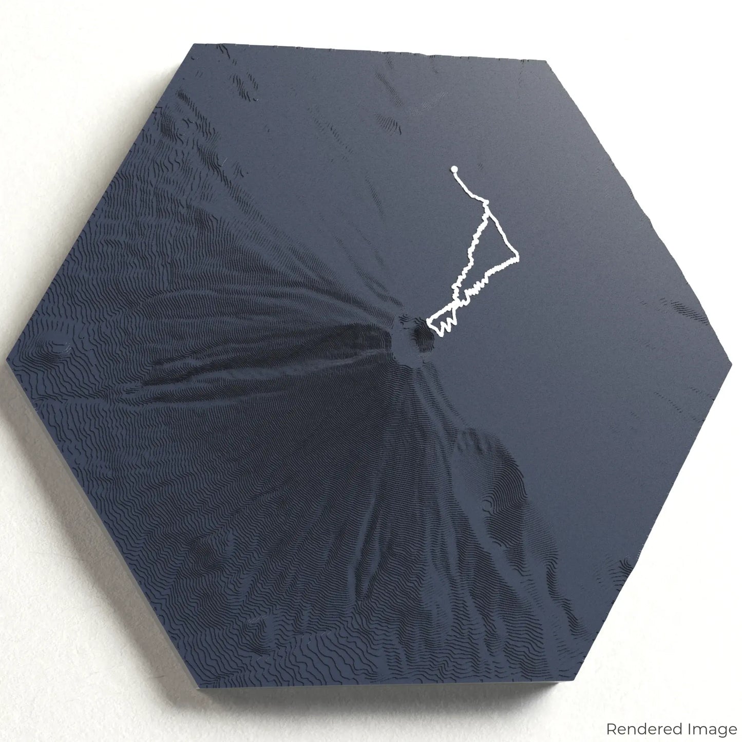Yoshida Trail - Mount Fuji 3D Map