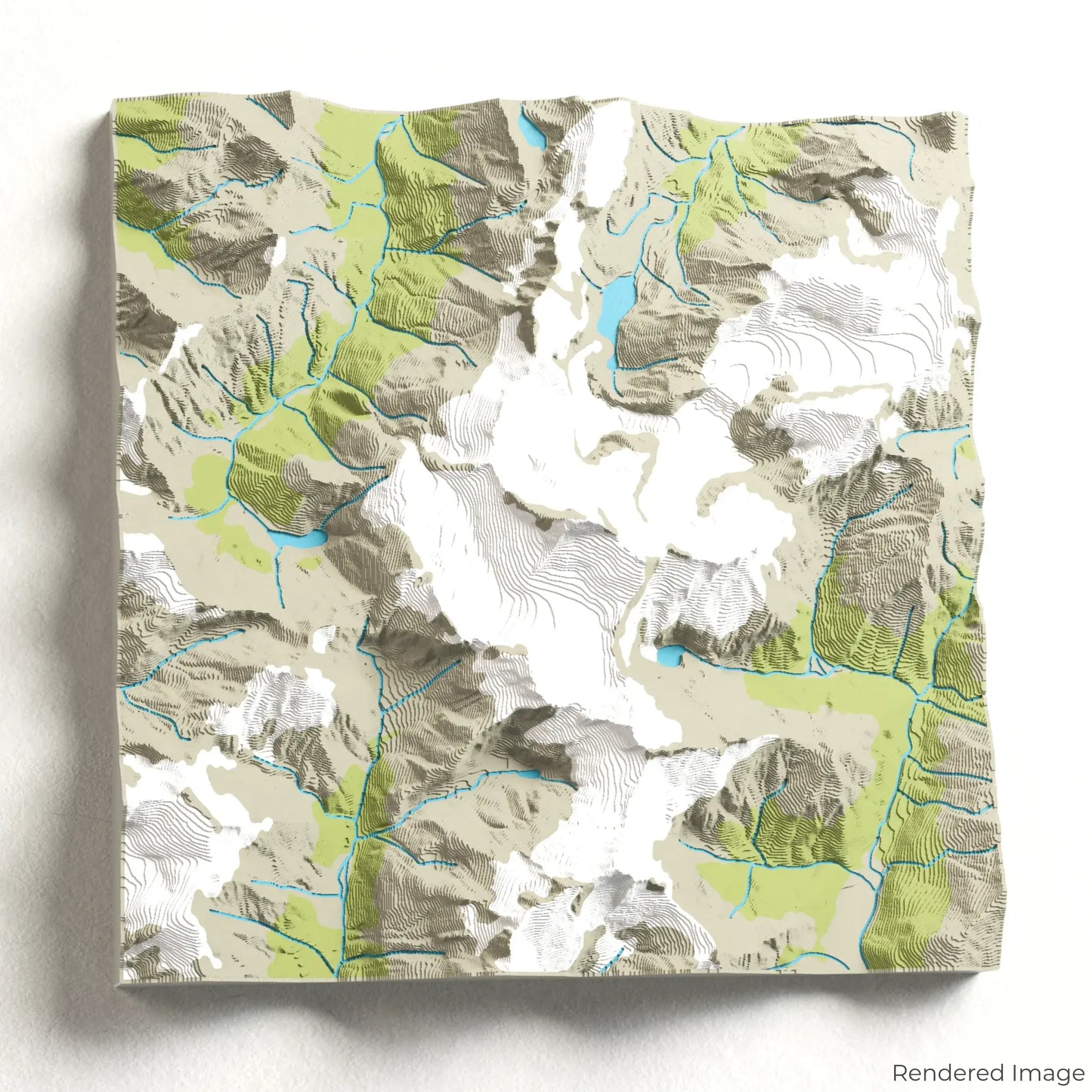 Mount Aspiring / Tititea 3D Map