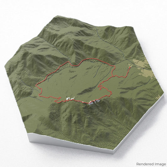 Old Rag Mountain Loop 3D Map