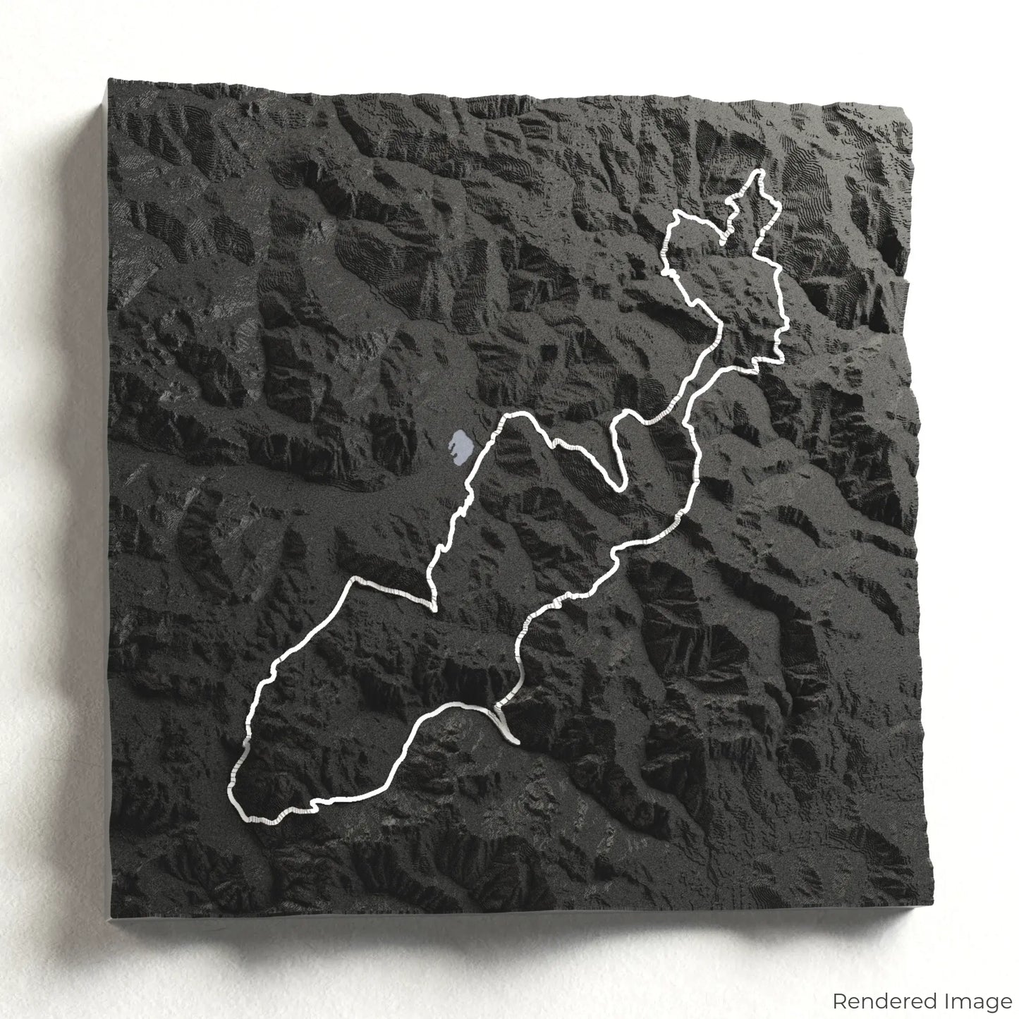 Peaks of the Balkans 3D Map