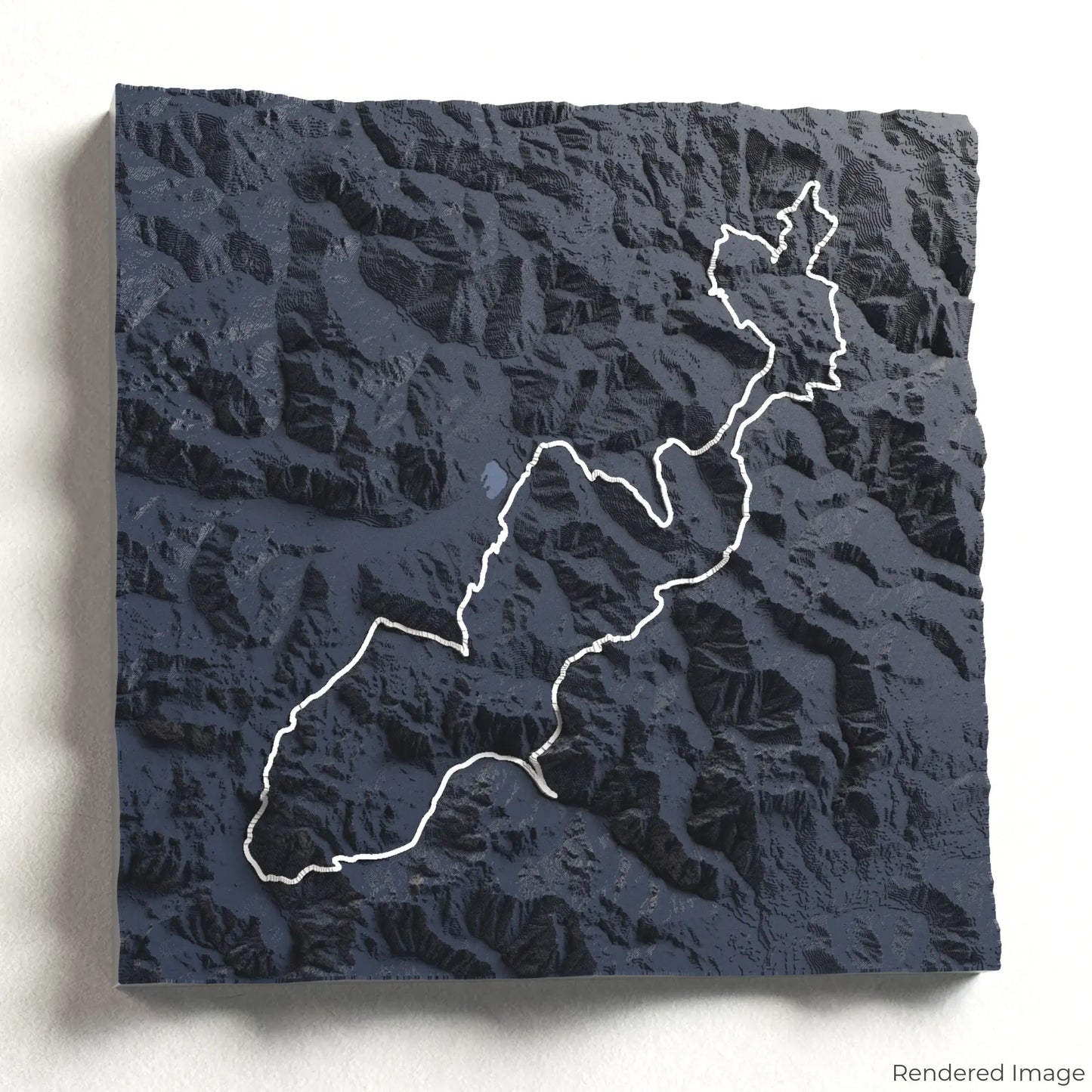 Peaks of the Balkans 3D Map