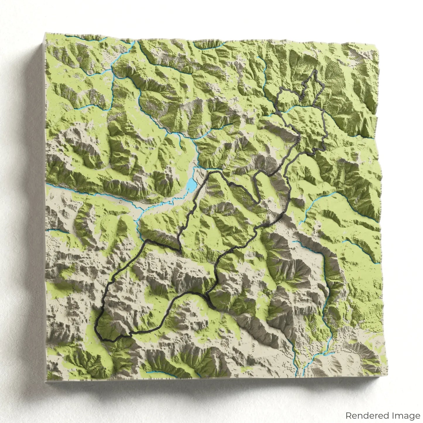 Peaks of the Balkans 3D Map
