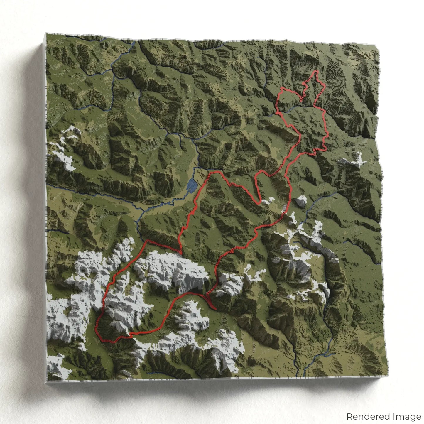 Peaks of the Balkans 3D Map