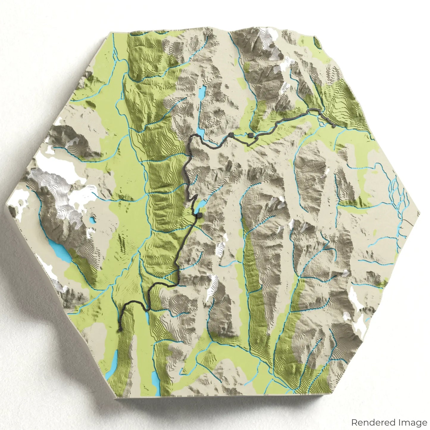 Routeburn Track Great Walk 3D Map