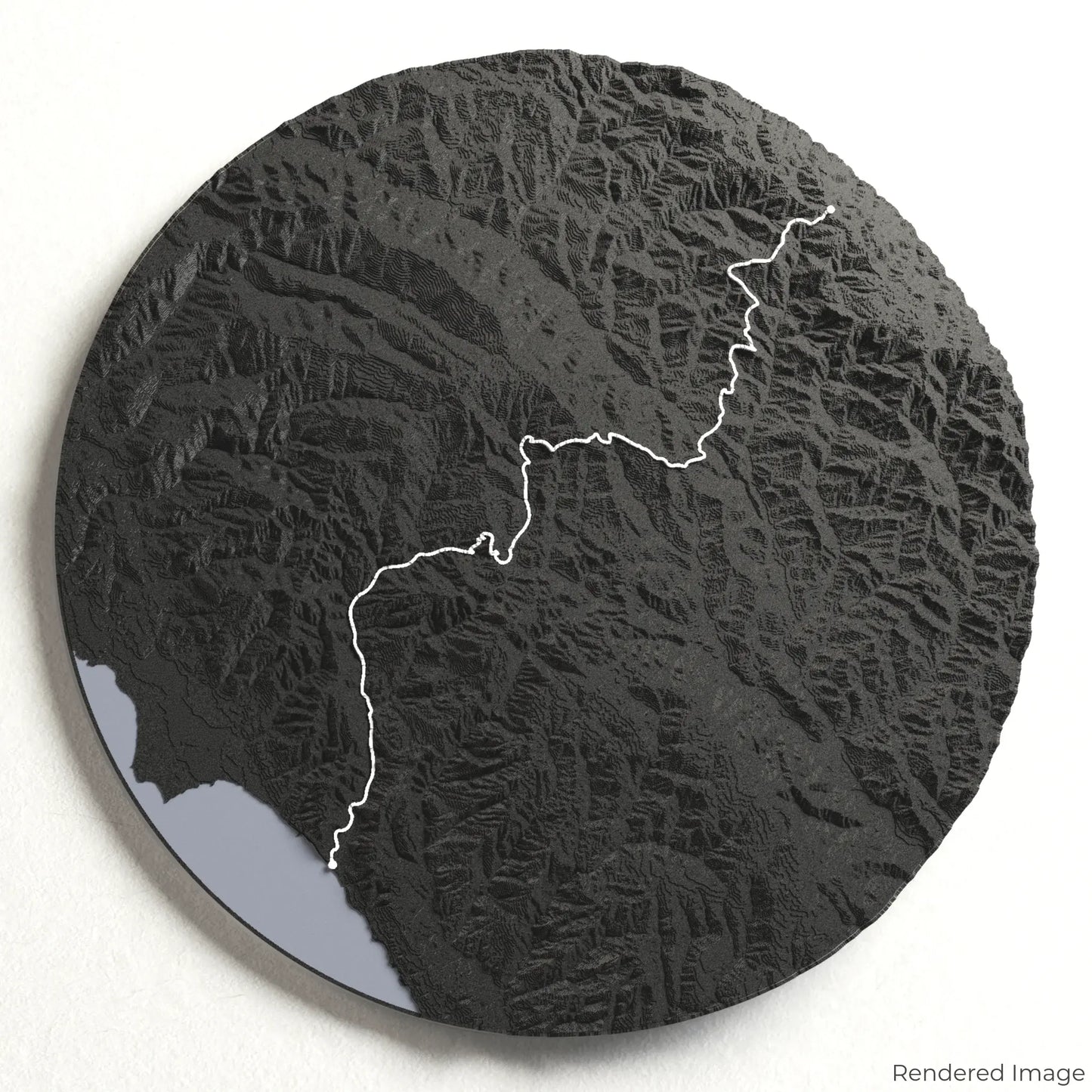 Skyline to the Sea Trail 3D Map