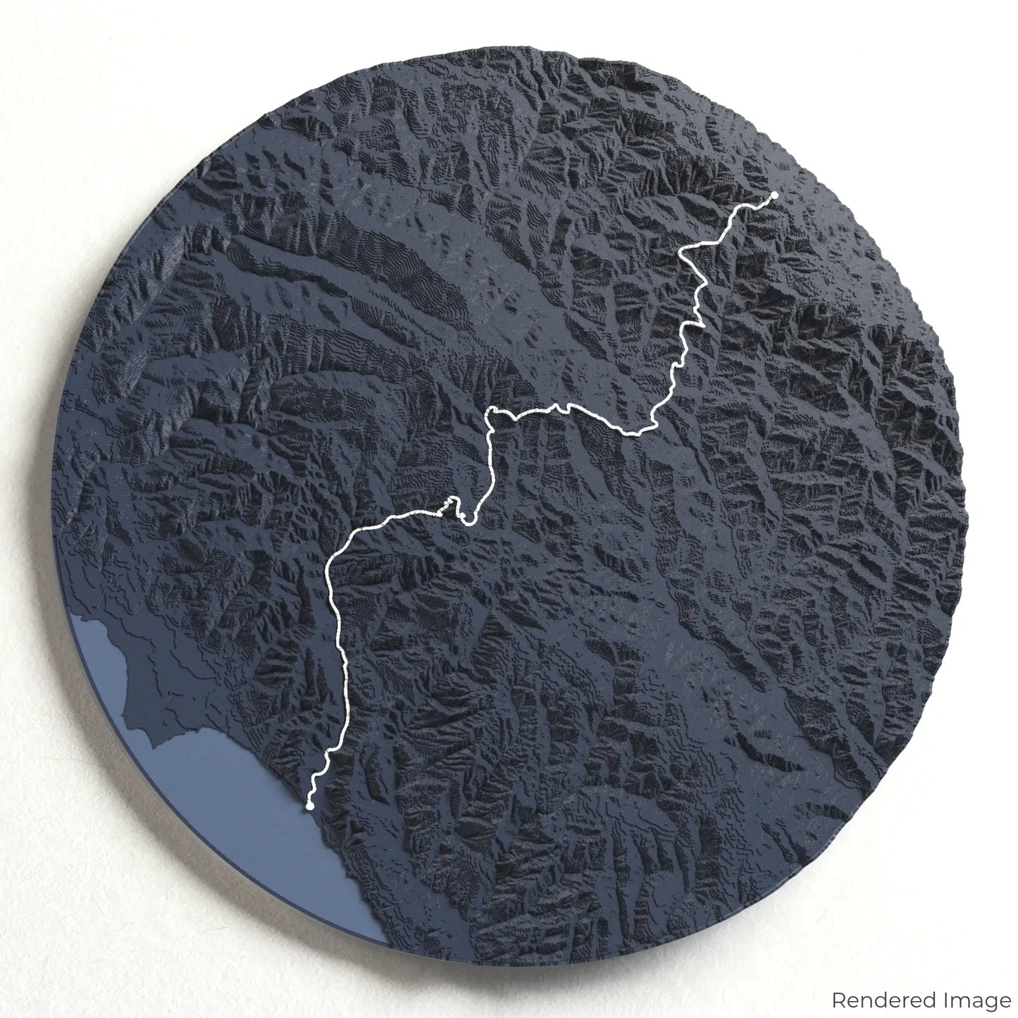 Skyline to the Sea Trail 3D Map
