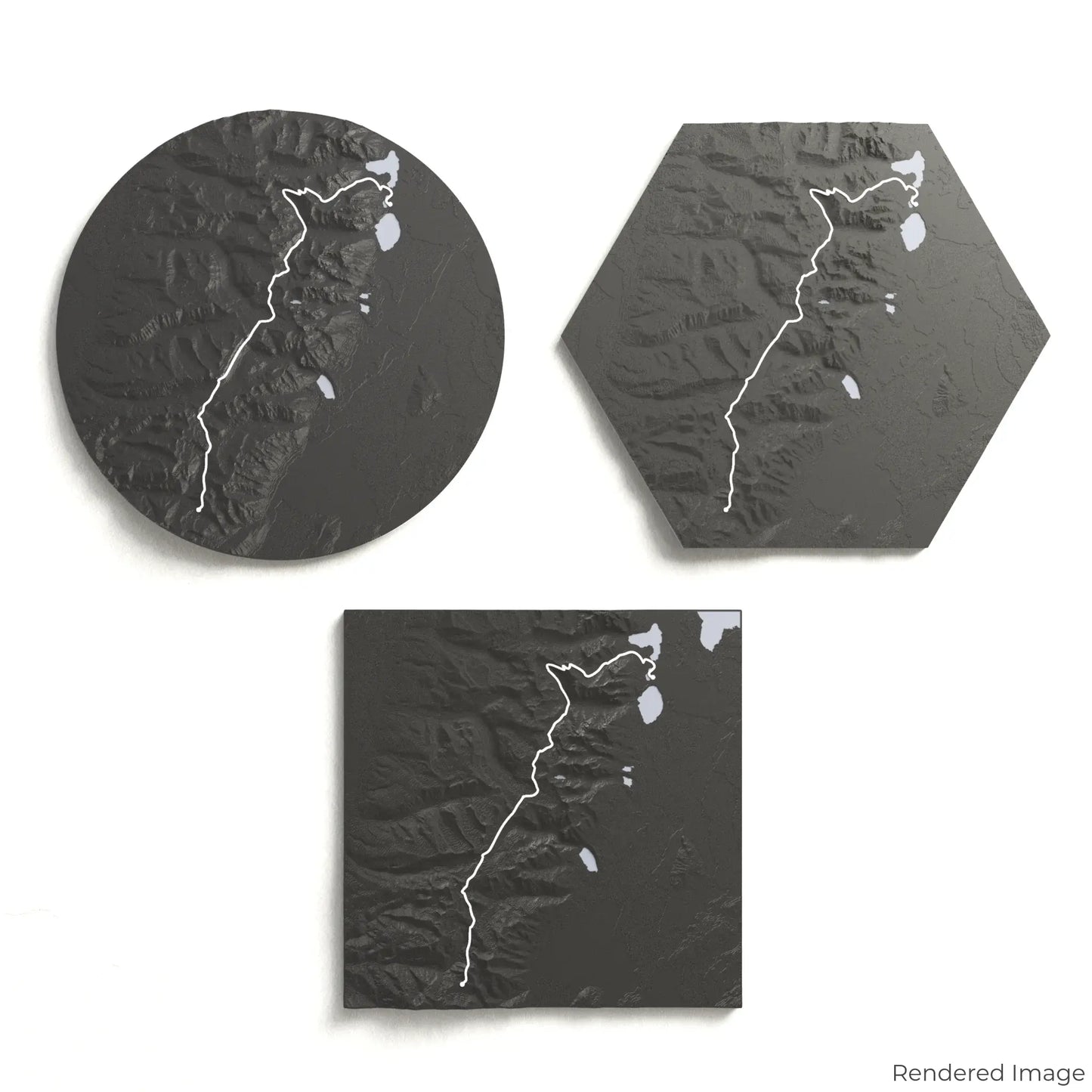 Teton Crest Trail 3D Map