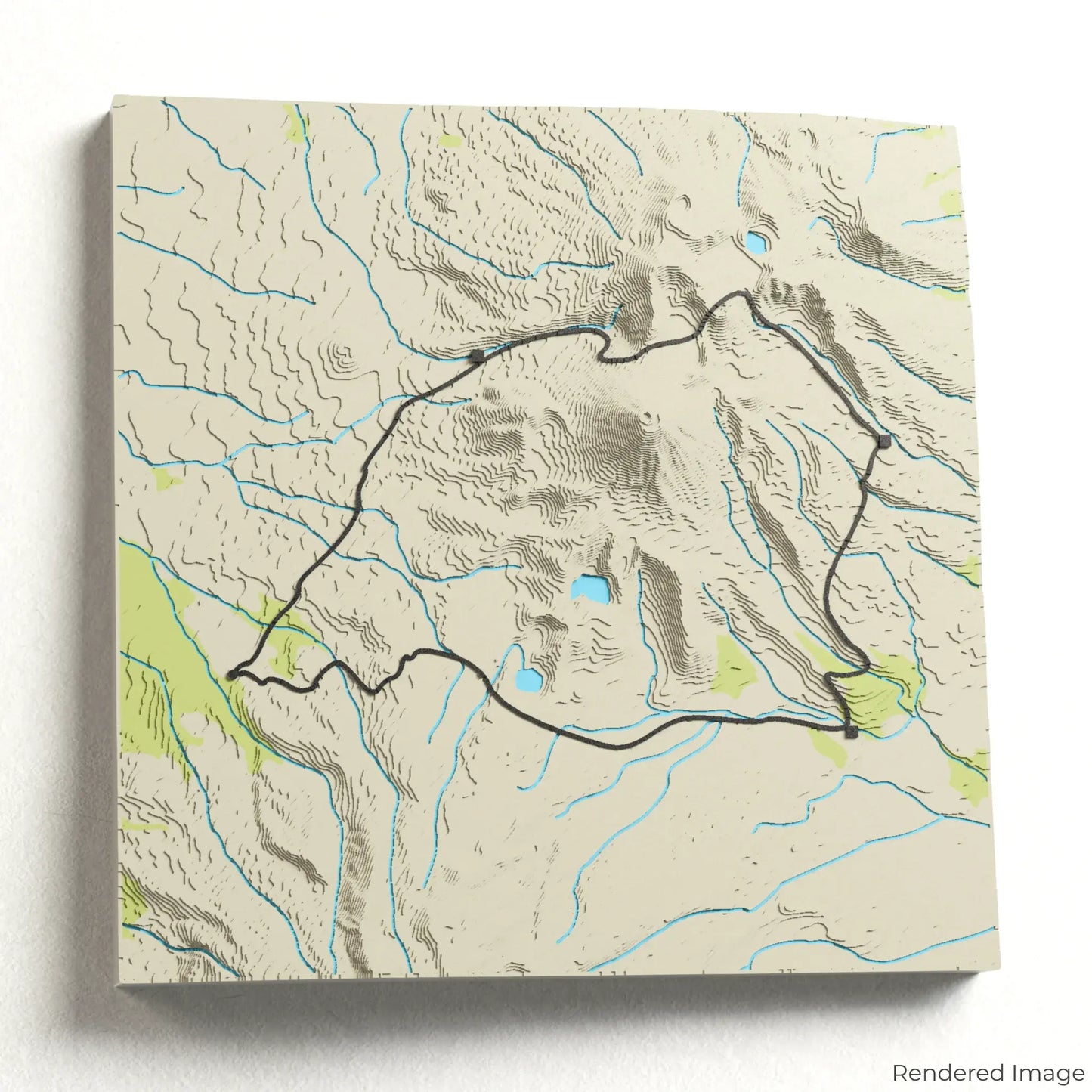 Tongariro Northern Circuit 3D Map