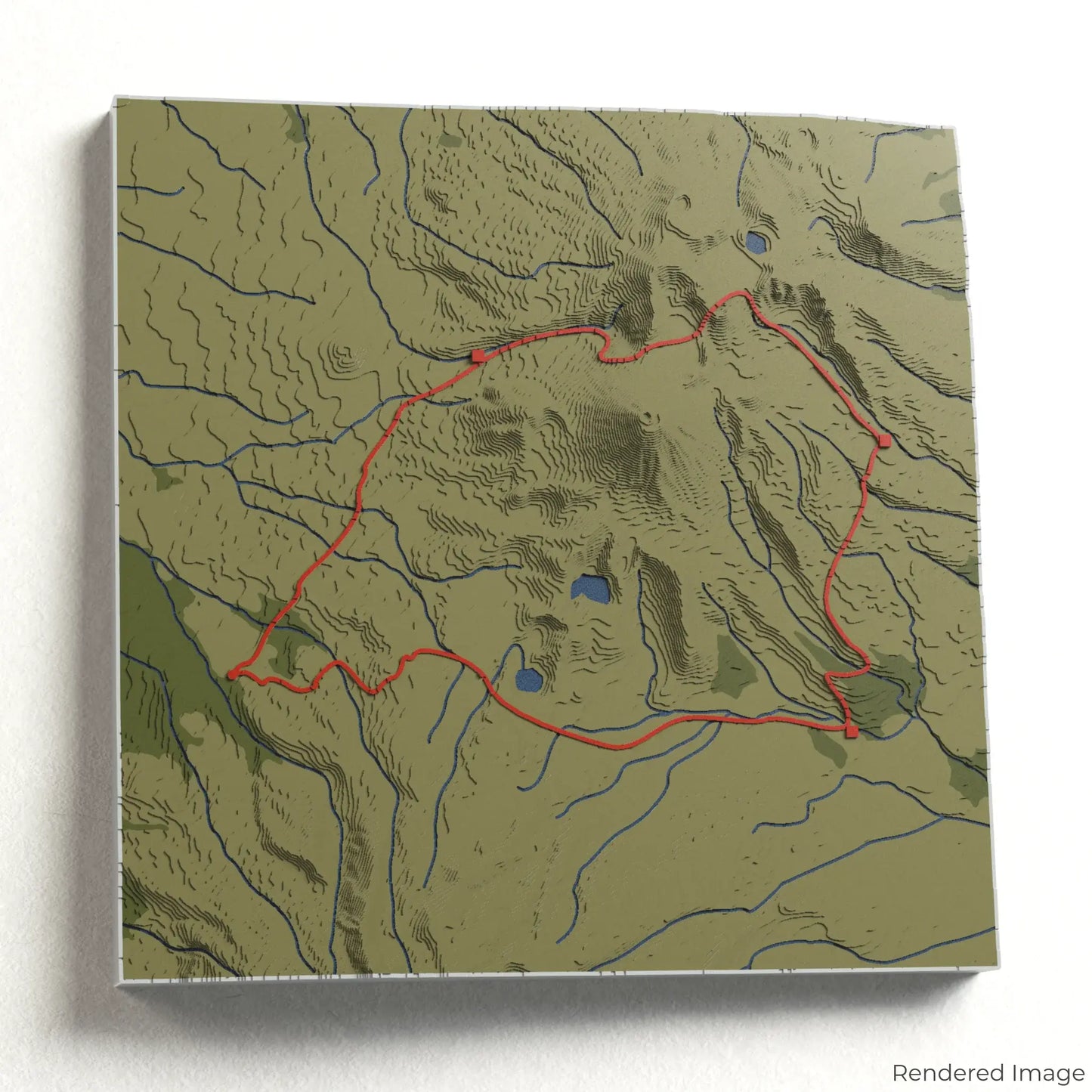 Tongariro Northern Circuit 3D Map