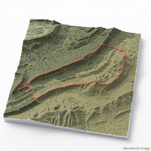 Virginia's Triple Crown Loop 3D Map