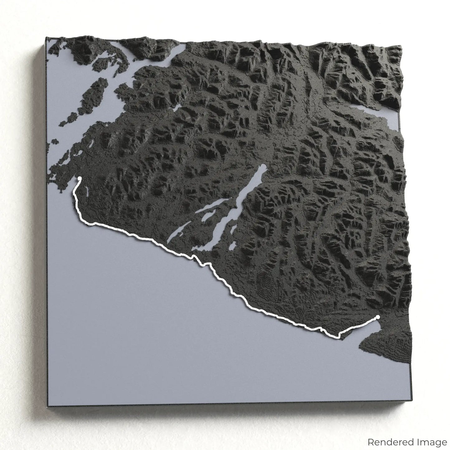West Coast Trail 3D Map