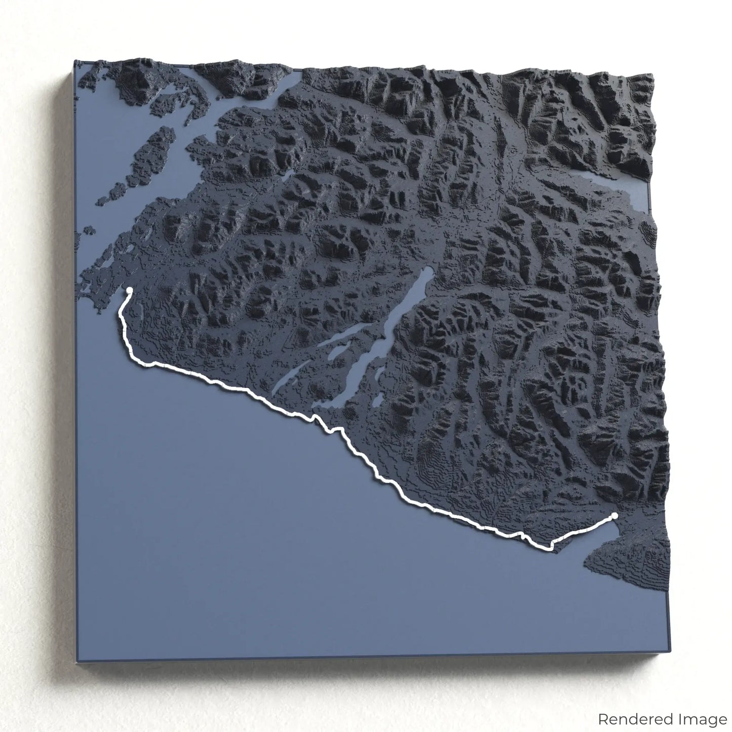 West Coast Trail 3D Map