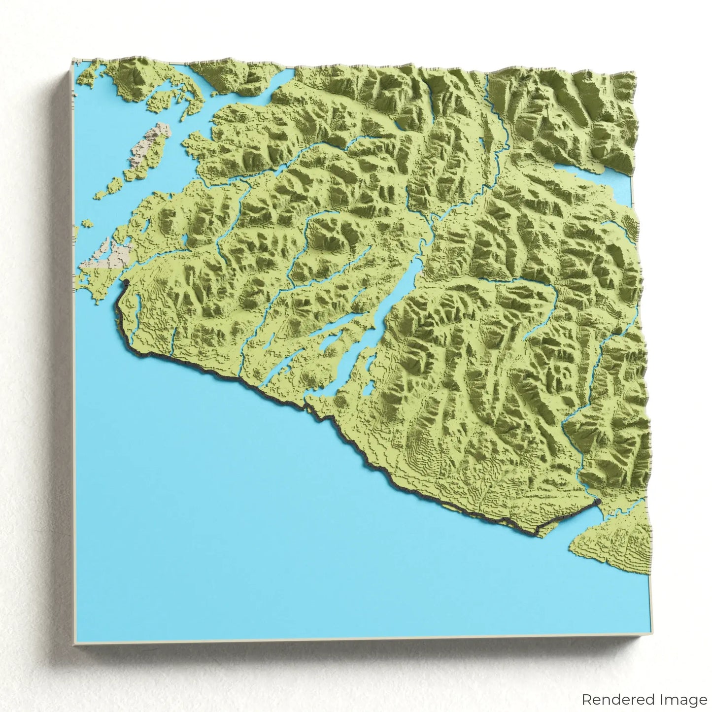 West Coast Trail 3D Map
