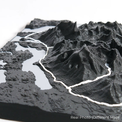 3D-Karte des Great Glen Way