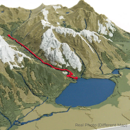 3D-Karte des Great Glen Way