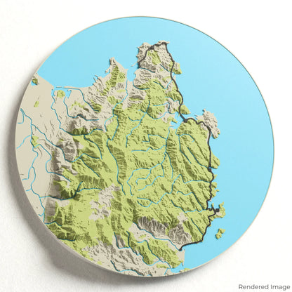 Abel Tasman Coast Track 3D Map