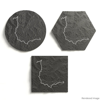 Art Loeb Trail 3D-Karte