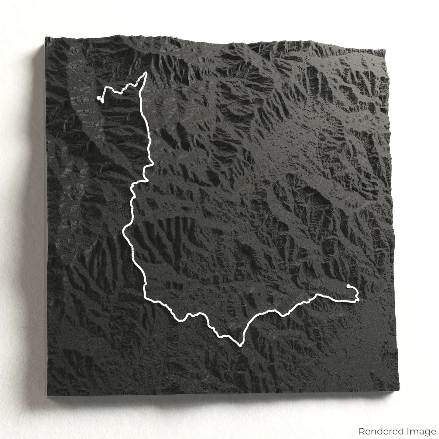 Art Loeb Trail 3D-Karte