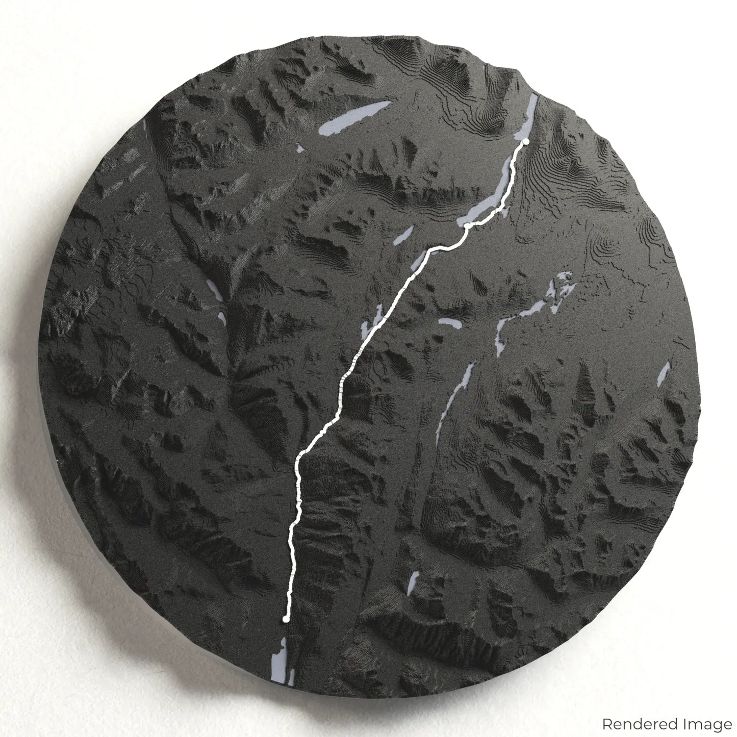 Chilkoot Trail 3D-Karte
